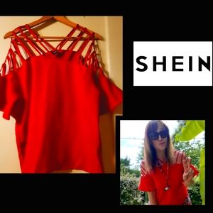Modern Shein Red Sexy Top
